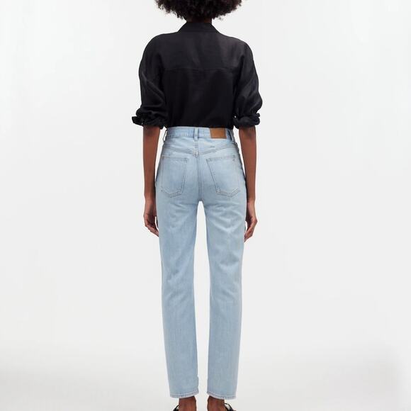 Madewell Jeans The Perfect Vintage Straight Jean Womens Size 32 Light Wash Denim - Picture 2 of 16